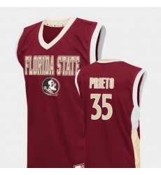 Men Florida State Seminoles Harrison Prieto Red Fadeaway College Basketball Jersey