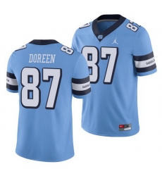 North Carolina Tar Heels Colby Doreen Carolina Blue College Football Men'S Jersey