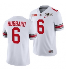 Ohio State Buckeyes Sam Hubbard White 2021 Sugar Bowl Champions College Football Playoff College Football Playoff Jersey 0