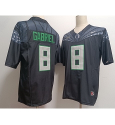 Oregon Ducks #8 Dillon Gabriel Black Stitched NCAA Football Jersey