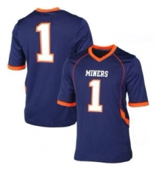 Miners #1 Navy Blue Jersey