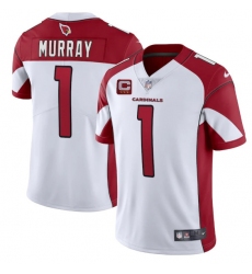 Men Arizona Cardinals #1 Kyler Murray White 3-Star C Patch Vapor Untouchable Limited Stitched NFL Jersey