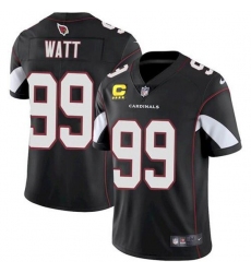 Men Arizona Cardinals 99 J J  Watt 2022 Black With 4 Star C Patch Vapor Untouchable Limited Stitched Jersey