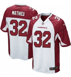 Men Nike Arizona Cardinals 32 Tyrann Mathieu Game White NFL Jersey