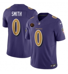 Men Baltimore Ravens 0 Roquan Smith Purple 2025 F U S E With John Madden Patch Limited Football Jersey Men Baltimore Ravens 0 Roquan Smith Purple 2025 F U S E With John Madden Patch Limited Football Jersey