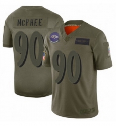 Youth Baltimore Ravens 90 Pernell McPhee Limited Camo 2019 Salute to Service Football Jersey