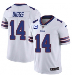 Men Buffalo Bills 2022 #14 Stefon Diggs White With 2-star C Patch Vapor Untouchable Limited Stitched NFL Jersey