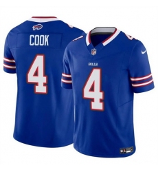 Men Buffalo Bills 4 James Cook Blue 2023 F U S E  Vapor Untouchable Limited Stitched Football Jersey