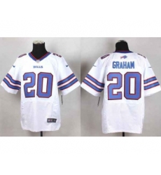 nike nfl jerseys buffalo bills 20 graham white[Elite]