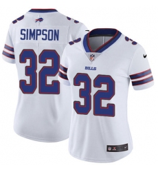 Nike Bills #32 O  J  Simpson White Womens Stitched NFL Vapor Untouchable Limited Jersey