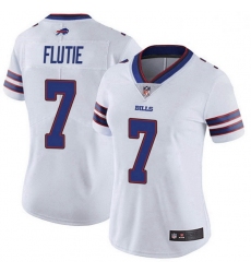 Women Buffalo Bills Doug Flutie White Limited Color Rush Vapor Untouchable Jersey