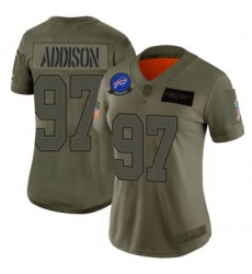 Women Buffalo Bills Mario Addison Camo Limited 2019 Salute To Service Jersey By Nike