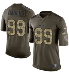 Nike Bills #99 Marcell Dareus Green Youth Stitched NFL Limited Salute to Service Jersey