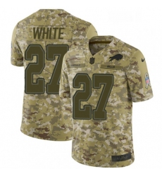 Youth Nike Buffalo Bills 27 TreDavious White Limited Camo 2018 Salute to Service NFL Jerse