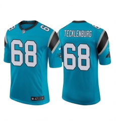 Men Carolina Panthers 68 Sam Tecklenburg 2022 Blue Stitched Game Jersey