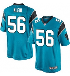 Nike Panthers #56 A.J. Klein Blue Team Color Mens Stitched NFL Elite Jersey