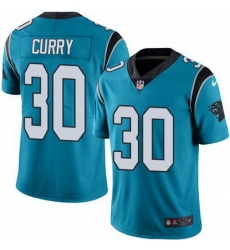 Nike Panthers #30 Stephen Curry Blue Alternate Youth Stitched NFL Vapor Untouchable Limited Jersey