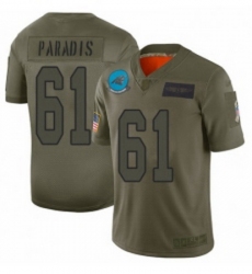 Youth Carolina Panthers 61 Matt Paradis Limited Camo 2019 Salute to Service Football Jersey