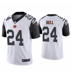 Men Cincinnati Bengals 24 Vonn Bell White Vapor Untouchable Limited Stitched Jersey