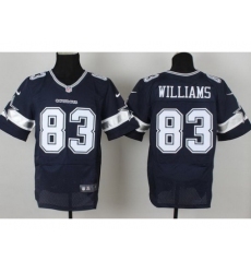 Nike Dallas Cowboys 83 Terrance Williams Blue Elite NFL Jersey