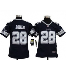 Youth Nike Dallas Cowboys 28# Felix Jones Blue Nike NFL Jerseys