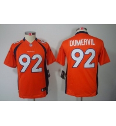 Nike Youth Denver Broncos #92 Dumervil Orange Color[Youth Limited Jerseys]