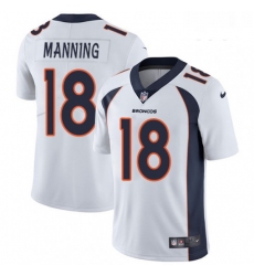 Youth Nike Denver Broncos 18 Peyton Manning White Vapor Untouchable Limited Player NFL Jersey