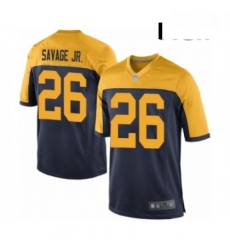 Men Green Bay Packers 26 Darnell Savage Jr Game Navy Blue Alternate Football Jersey