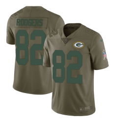 Nike Packers #82 Richard Rodgers Olive Mens Stitched NFL Limited 2017 Salute To Service Jersey