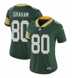 Womens Nike Green Bay Packers 80 Jimmy Graham Green Team Color Vapor Untouchable Limited Player NFL Jersey