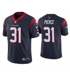 Men Houston Texans 31 Dameon Pierce Navy Vapor Untouchable Limited Stitched Jersey