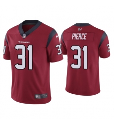 Men Houston Texans 31 Dameon Pierce Red Vapor Untouchable Limited Stitched Jersey