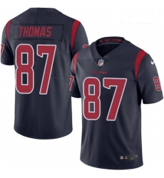 Youth Nike Houston Texans 87 Demaryius Thomas Limited Navy Blue Rush Vapor Untouchable NFL Jersey