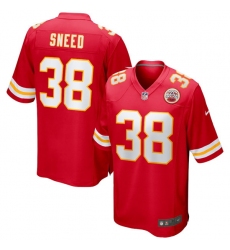 Men Kansas City Chiefs 38 L 27Jarius Sneed Red Stitched Game Jersey