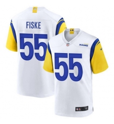 Men Los Angeles Rams 55 Braden fiske White vapor untouchable limited Jersey