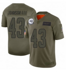 Youth Los Angeles Rams 43 John Johnson Limited Camo 2019 Salute to Service Football Jersey