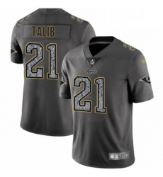 Youth Nike Los Angeles Rams 21 Aqib Talib Gray Static Vapor Untouchable Limited NFL Jersey