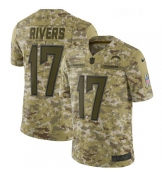 Youth Nike Los Angeles Chargers 17 Philip Rivers Limited Camo 2018 Salute to Service NFL Jersey