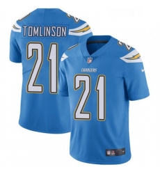 Youth Nike Los Angeles Chargers 21 LaDainian Tomlinson Elite Electric Blue Alternate NFL Jersey