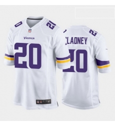 men jeff gladney minnesota vikings white game jersey 