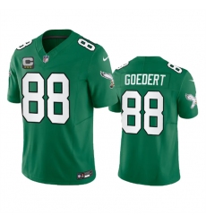 Men Philadelphia Eagles 88 Dallas Goedert Green 2023 F U S E With C Patch Vapor Untouchable Stitched Football Jersey