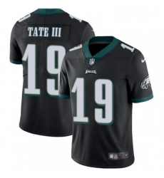 Mens Nike Philadelphia Eagles 19 Golden Tate III Black Alternate Vapor Untouchable Limited Player NFL Jersey