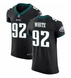 Mens Nike Philadelphia Eagles 92 Reggie White Black Alternate Vapor Untouchable Elite Player NFL Jersey