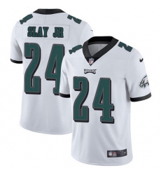 Nike Eagles 24 Darius Slay Jr White Men Stitched NFL Vapor Untouchable Limited Jersey