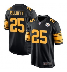 Men Pittsburgh Steelers 25 DeShon Elliott Black Color Rush Vapor Untouchable Limited Stitched Jersey