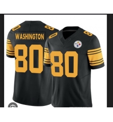 Men Pittsburgh Steelers Darnell Washington #80 Rush Stitched NFL Jersey Men Pittsburgh Steelers Darnell Washington #80 Rush Stitched NFL Jersey