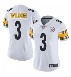 Women Pittsburgh Steelers 3 Russell Wilson Black F U S E Vapor Untouchable Limited Football Stitched Jersey