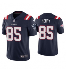 Youth New England Patriots 85 Hunter Henry 2021 Navy Vapor Untouchable Limited Stitched Jersey 