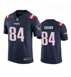 Youth Nike New England Patriots 84 Antonio Brown Navy Blue Rush Jersey