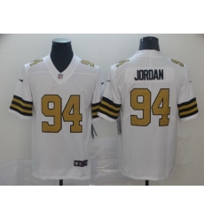 Men New Orleans Saints 94 Cameron Jordan White Vapor Limited Stitched Football Jersey